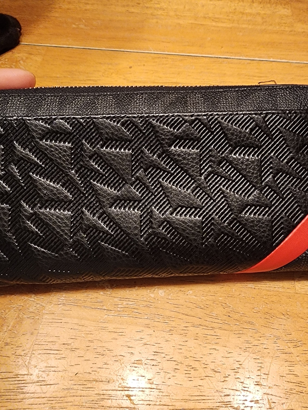 Michael Kors Men's Cooper Wallet featuring a black signature logo print